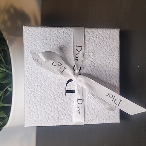 DIOR/JADIOR CHARM WITH UNBRANDED STAINLESS STEEL NECKLACE (UPCYLCED) - Picture 4 of 4